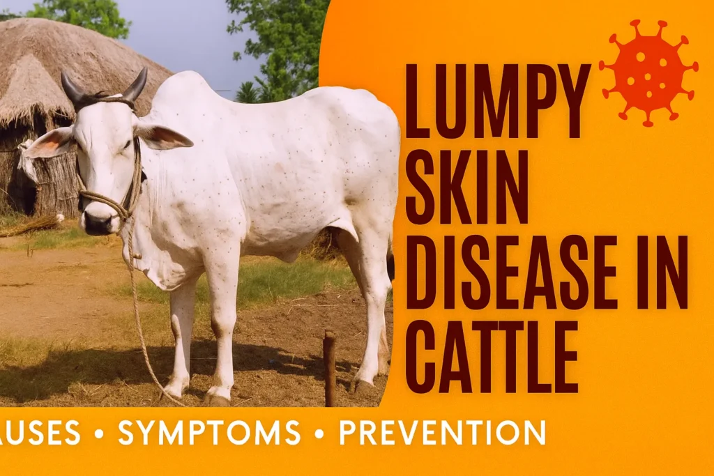 Cow with multiple raised skin nodules (2–5 cm) typical of lumpy skin disease. Close‑up of ulcerated skin lesion on bovine flank, showing necrotic core and swelling.Veterinarian administering capripoxvirus vaccine injection to a cow’s neck.
Healing lumpy skin disease nodules on a cow, with scabs and light scarring.
"Cow with lumpy skin disease showing circular skin nodules on neck and udder" "Flies feeding on cattle with lumpy skin disease lesions illustrating insect vector role"