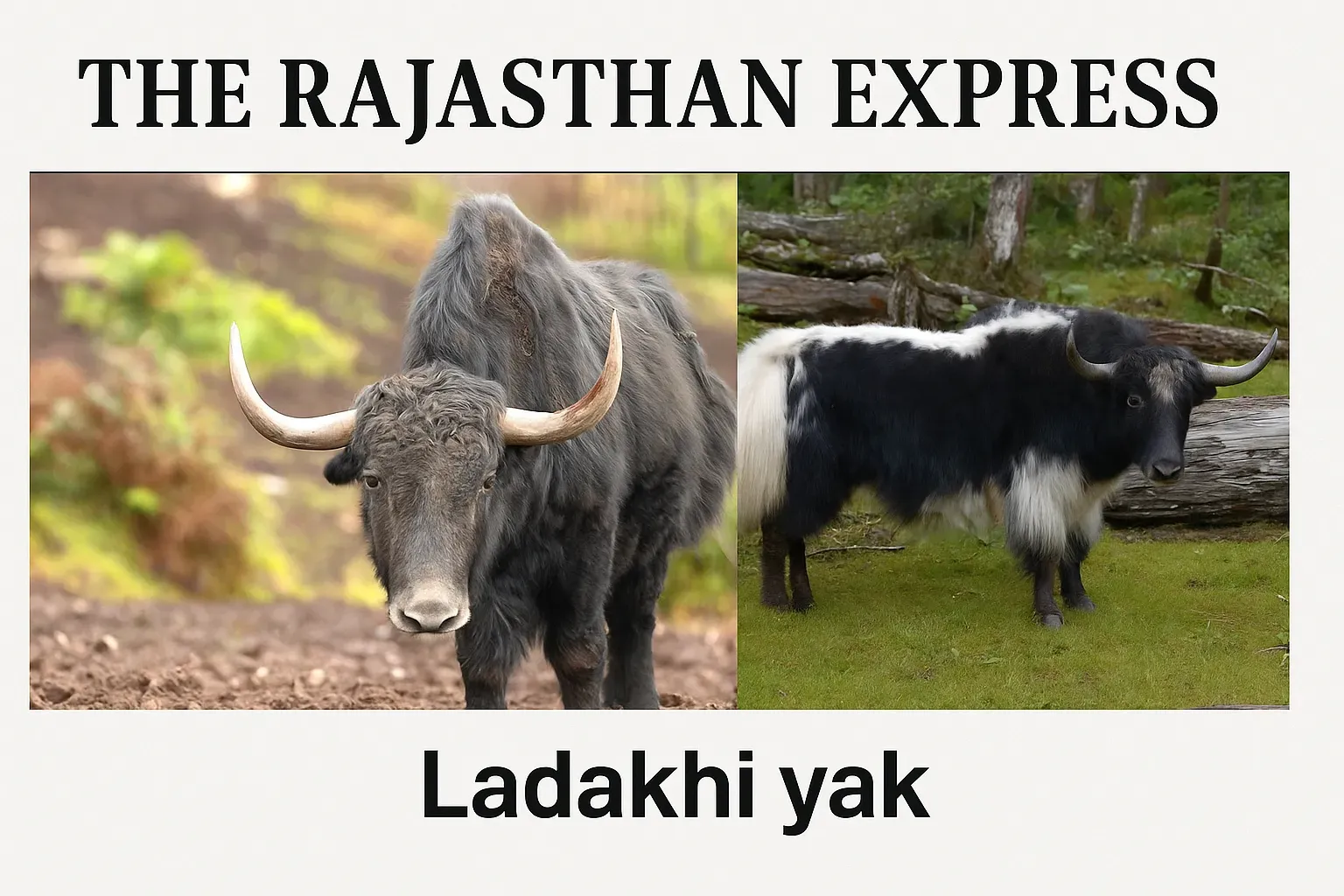 Ladakhi Yak Registered Yak Breed of India Yak in Ladakh High Altitude Livestock Himalayan Yak Breed Yak Farming in India Ladakh Animal Husbandry Indigenous Yak Breed Ladakh Yak Characteristics Trans-Himalayan Yak
