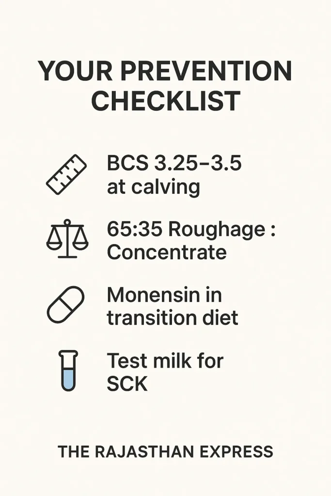 Is your high-yielding dairy cow off feed & losing weight? Learn to identify ketosis symptoms (like acetone breath), discover effective IV dextrose & propylene glycol treatments, and implement our prevention checklist. Save your herd.