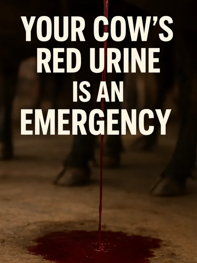 “Red Water Disease (PPH): Why Your Fresh Cow’s Urine is Red”