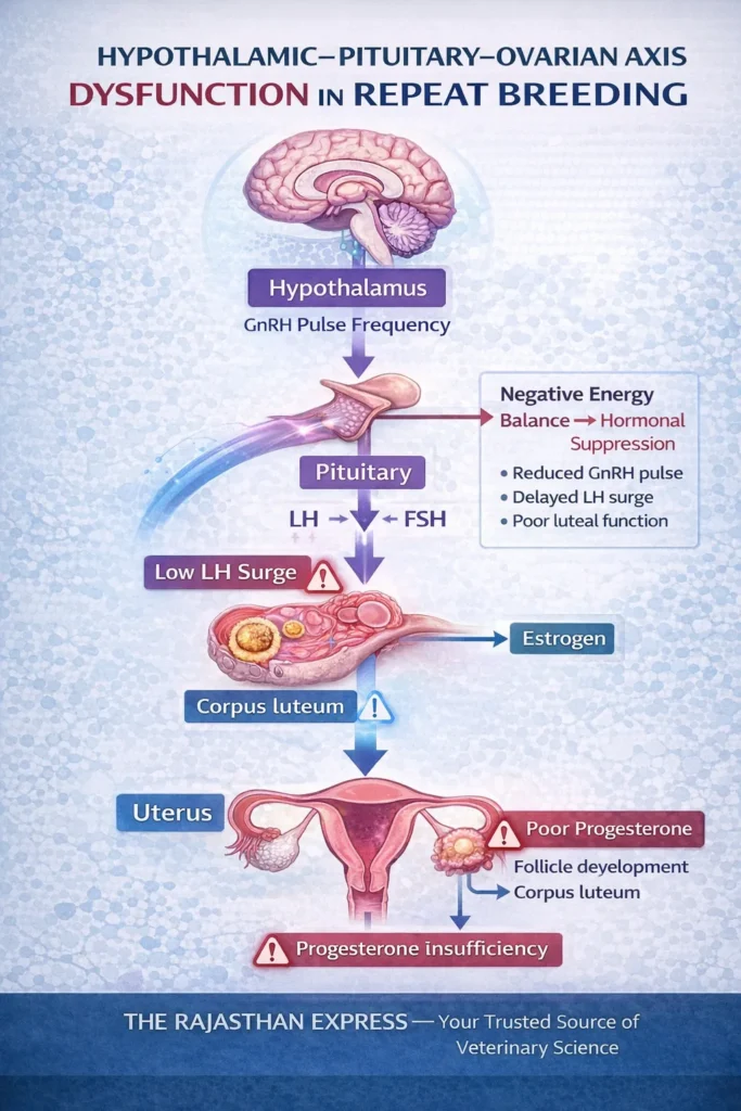 "Treatment of infertility in cattle diagram showing reproductive system" "Repeat breeding in cattle uterus infection illustration" "Hormonal treatment for repeat breeding in cows HPO axis chart" "Symptoms of infertility in cattle silent heat signs" "Nutritional causes of infertility in cows mineral deficiency chart" "Repeat breeding in cattle in India dairy farm case study" "Infectious causes of infertility in cattle endometritis image" "Infertility in cattle PDF veterinary reference guide" "Repeat breeding in cattle PPT ovulation cycle slide" "Disadvantages of repeat breeding in cattle economic loss graph"