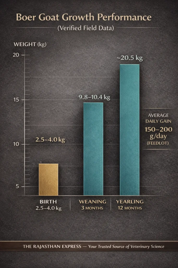 Boer goat meat quality showing high dressing percentage and superior tenderness characteristics of the world’s leading meat goat breed.