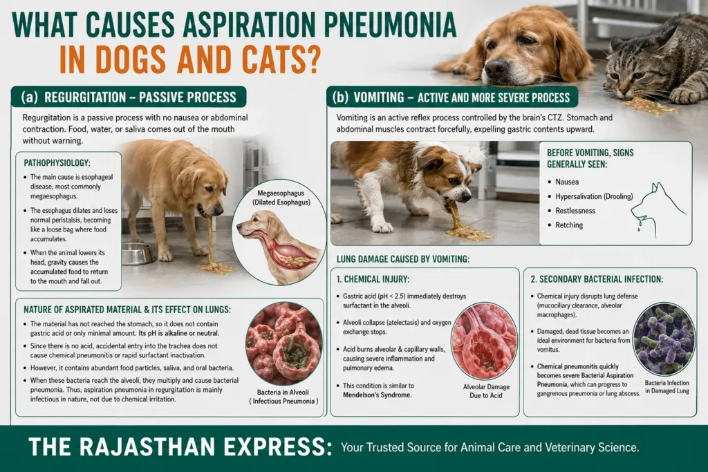 symptoms of aspiration pneumonia in dogs