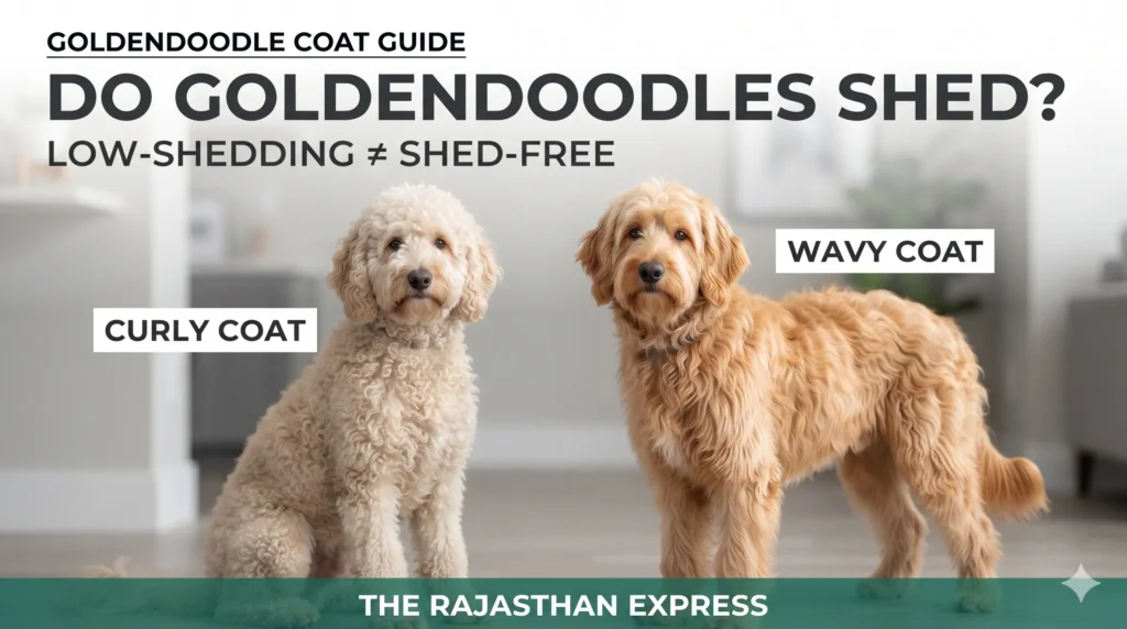goldendoodle shedding, are goldendoodles hypoallergenic, low-shedding goldendoodle, goldendoodle coat types, do f1b goldendoodles shed, do goldendoodles shed a lot, are goldendoodles good for allergy sufferers, which goldendoodle generation sheds least, do straight coat goldendoodles shed